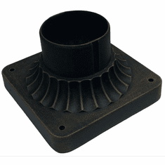 Artcraft AC226RU Classico Modern Rust Exterior Post Mount