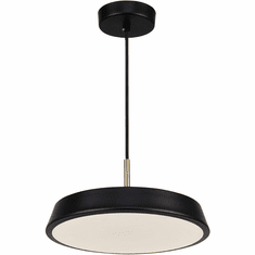 Artcraft AC6900BK Lexi Modern Black LED 12" Pendant Lamp