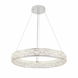 Artcraft AC6922PN Elegance Modern Chrome LED Chandelier Lighting