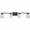 Artcraft AC7354BK Dalton Contemporary Black LED 4-Light Lighting For Bathroom - alt