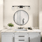 Artcraft AC7354BK Dalton Contemporary Black LED 4-Light Lighting For Bathroom - alt