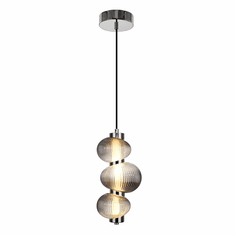 Artcraft AC7800CH Ariel Modern Chrome LED Mini Hanging Light Fixture