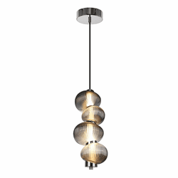 Artcraft AC7801CH Ariel Modern Chrome LED Mini Lighting Pendant