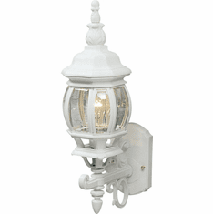 Artcraft AC8090WH Classico White Exterior 20" Light Sconce