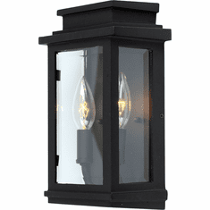 Artcraft AC8291BK Fremont Black Exterior Wall Sconce Light