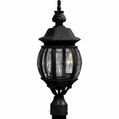Artcraft AC8363BK Classico Black Exterior Lighting Post Light