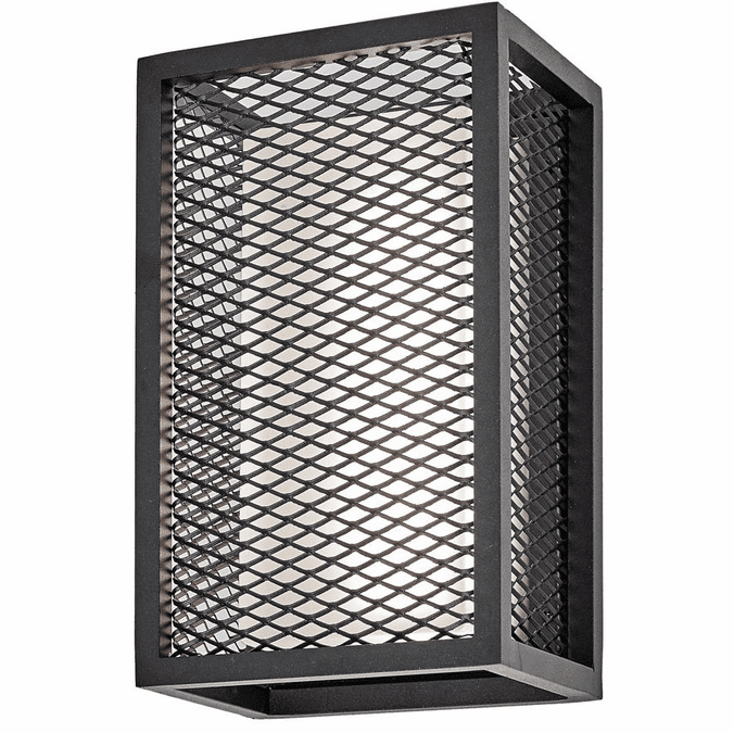Artcraft AC9171BK Innovation Black LED Exterior 14" Wall Lighting Sconce