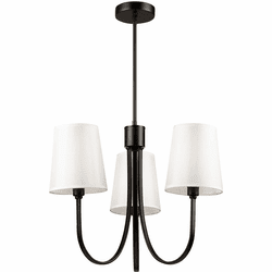 Artcraft SC13333BK Rhythm Black 23" Mini Hanging Chandelier