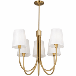 Artcraft SC13335BG Rhythm Brushed Gold 28" Lighting Chandelier