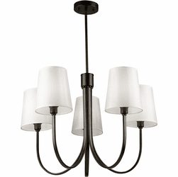Artcraft SC13335BK Rhythm Black 28" Hanging Chandelier