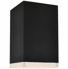 Avenue Lighting AV9888-BLK Avenue Outdoor Contemporary Black LED Outdoor 8" Wall Lighting