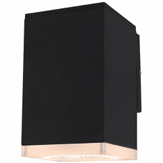 Avenue Lighting AV9890-BLK Avenue Outdoor Contemporary Black LED Outdoor 8" Lamp Sconce