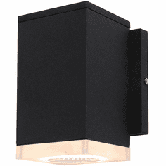 Avenue Lighting AV9891-BLK Avenue Outdoor Contemporary Black LED Outdoor 6.3" Wall Light Fixture