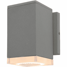 Avenue Lighting AV9891-SLV Avenue Outdoor Modern Silver LED Exterior 6.3" Lighting Wall Sconce