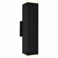 Avenue Lighting AV9893-BLK Avenue Outdoor Contemporary Black LED Outdoor 12" Wall Mounted Lamp