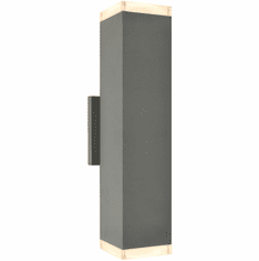 Avenue Lighting AV9893-SLV Avenue Outdoor Modern Silver LED Exterior 12" Wall Light Sconce