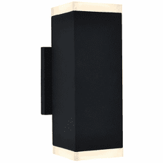 Avenue Lighting AV9894-BLK Avenue Outdoor Contemporary Black LED Outdoor 10" Wall Lighting Fixture