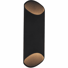 Avenue Lighting AV9895-BLK Avenue Outdoor Contemporary Black LED Outdoor 20" Wall Sconce Light