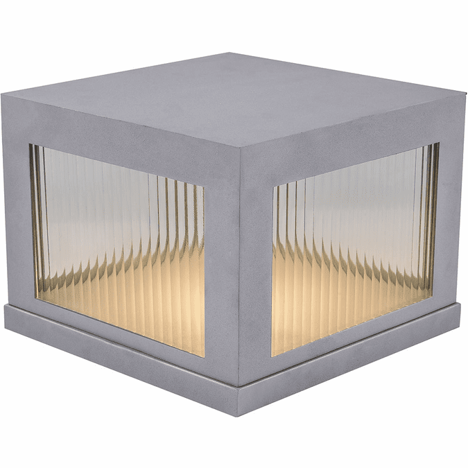 Avenue Lighting AV9904-SLV Avenue Outdoor Modern Silver LED Exterior 12" Pier Mount