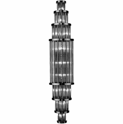 Avenue Lighting HF1923-GM Waldorf Modern Polished Gunmetal Wall Light Sconce