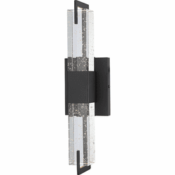 Avenue Lighting HF3012-BK Original Glacier Modern Black LED Lighting Sconce