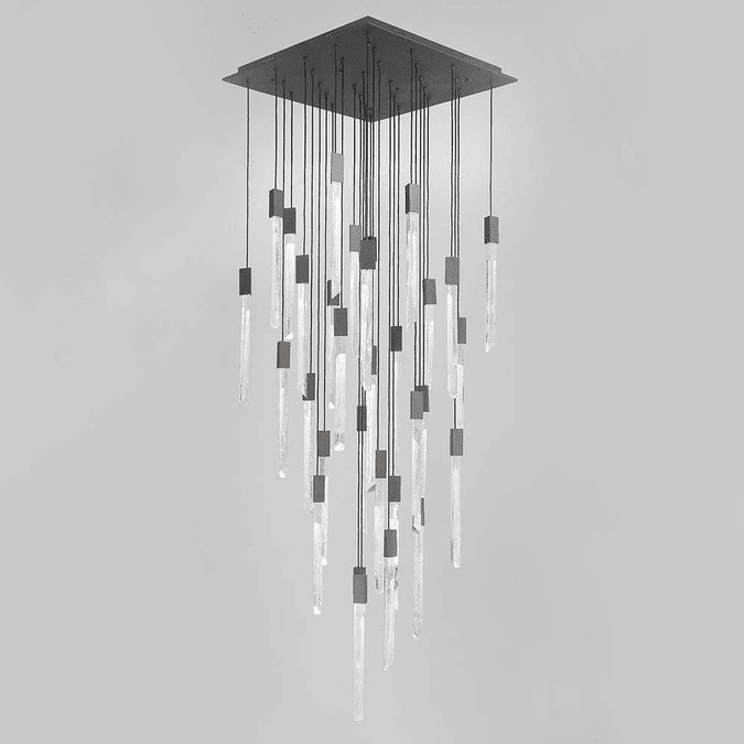 Avenue Lighting HF5431BLKJAD Alpine Contemporary Black LED Multi Drop