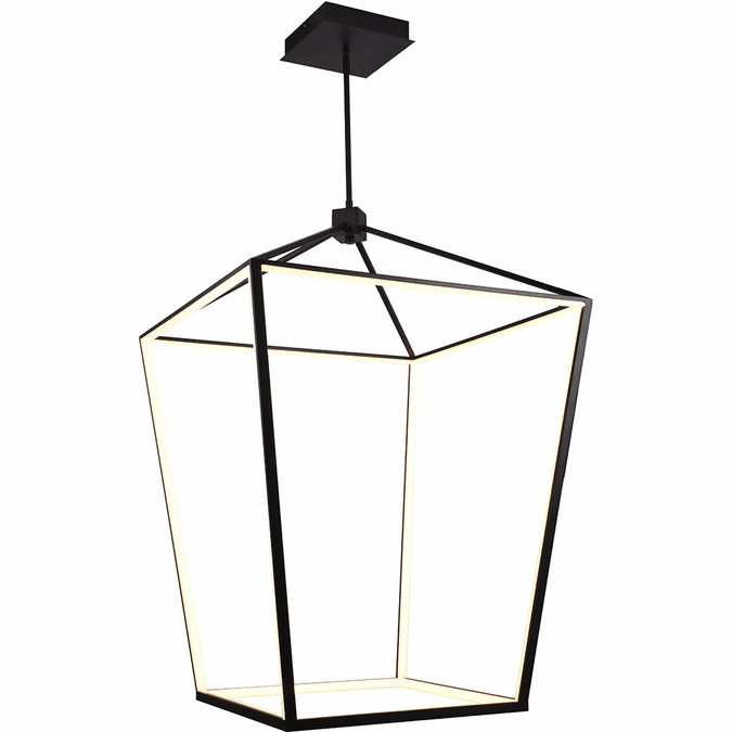 Avenue Lighting HF9402-BK Park Ave. Modern Black LED 30" Foyer Lighting Fixture