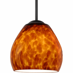 Besa 1BT-412218 Bolla Contemporary Black LED Mini Drop Ceiling Lighting