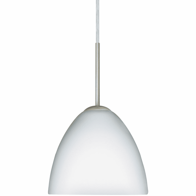 Besa 1BT-757207-LED-SN Sasha Modern Satin Nickel LED Mini Pendant Lamp