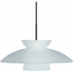 Besa 1JT-451325 Trilo Contemporary Black LED Drop Lighting Fixture