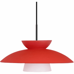 Besa 1JT-451331 Trilo Contemporary Black LED Pendant Hanging Light