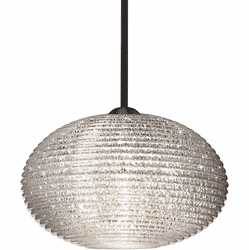 Besa 1TT-4912GL Pape Contemporary Black LED Mini Hanging Light