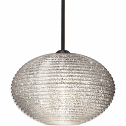 Besa 1TT-4913GL Pape Contemporary Black LED Mini Pendant Hanging Light