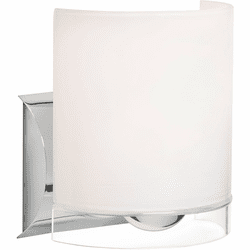 Besa 1WZ-CELTICCL-CR Celtic Modern Chrome Opal Glossy/Clear Wall Lamp