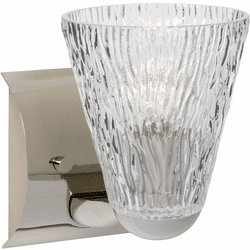 Besa 1WZ-NICO5CL-LED-CR Nico Chrome LED Wall Sconce Lighting