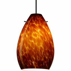 Besa 1XT-171318 Pera Modern Black LED Low Voltage Mini Pendant Lighting Fixture