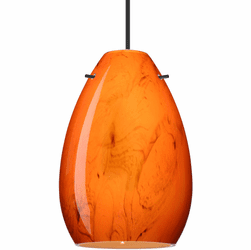 Besa 1XT-1713HB Pera Contemporary Black LED Low Voltage Mini Ceiling Pendant Light