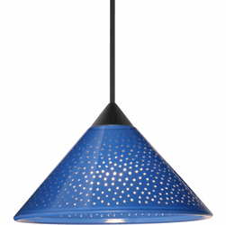 Besa 1XT-282484 Kona Modern Black LED Low Voltage Mini Drop Ceiling Light Fixture