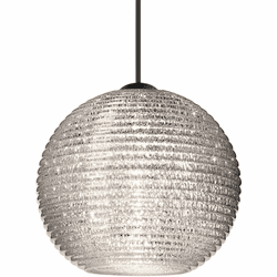 Besa 1XT-4615GL Kristall Contemporary Black LED Low Voltage Mini Hanging Light