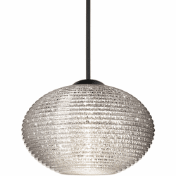 Besa 1XT-5612GL Lasso Modern Black LED Low Voltage Mini Drop Lighting Fixture