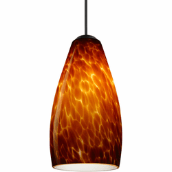 Besa 1XT-719818 Karli Modern Black LED Low Voltage Mini Hanging Pendant Light