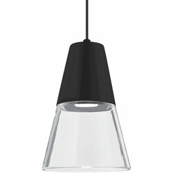 Besa 1XT-TIMO6BC-LED-BK Timo Modern Black LED Low Voltage Mini Pendant Lamp