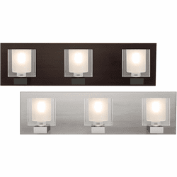 Besa 3WF-BOLOFR Bolo Modern Clear/Frost 3-Light Vanity Lighting