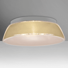 Besa 9662CRC Pica Contemporary Creme Sand 20" Ceiling Light Fixture