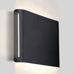 Besa PONTA-LED-BK Ponta Contemporary Black LED Lamp Sconce