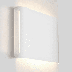 Besa PONTA-LED-WH Ponta Contemporary White LED Lighting Sconce