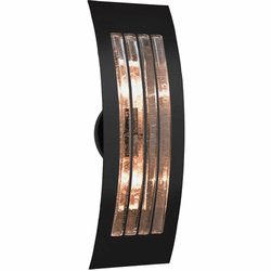 Besa SAIL17SM-BK Sail Contemporary Black Wall Lighting Fixture