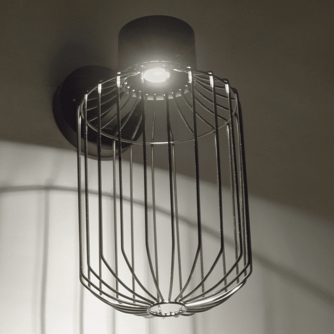 Besa SULTANA-C-WALL-LED-BK Sultana Contemporary Black  LED Outdoor Wall Lighting Sconce