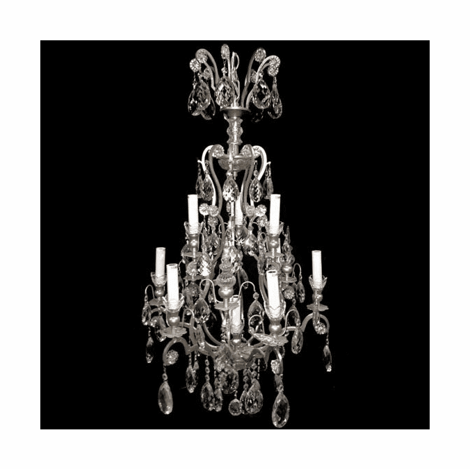 Bethel International BET64PEW Pewter Chandelier Light