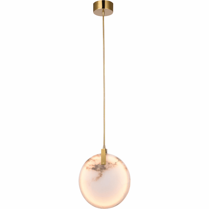 Bethel International BU04P11G Modern Gold LED Mini Hanging Light Fixture
